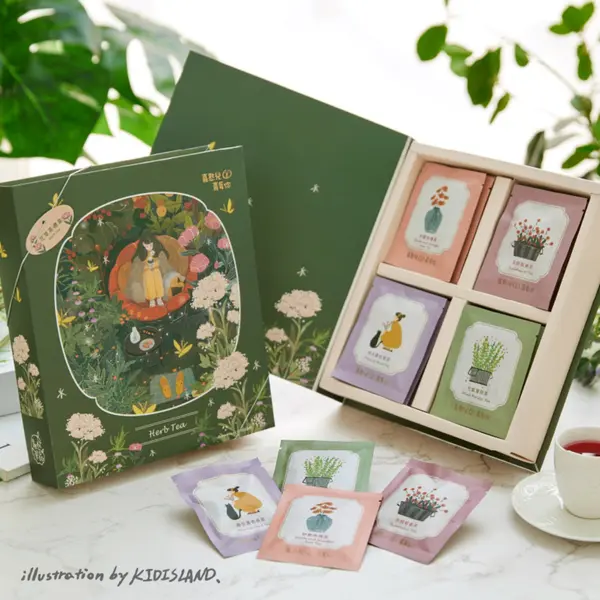 花草茶禮盒．恬靜花園