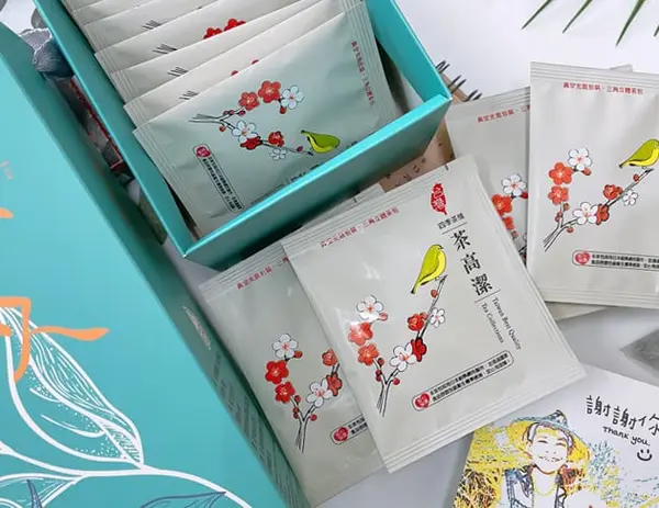 飲茶人三角立體茶包禮盒